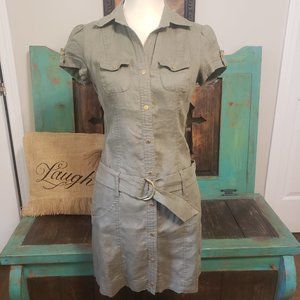 Guess Military Style Dress